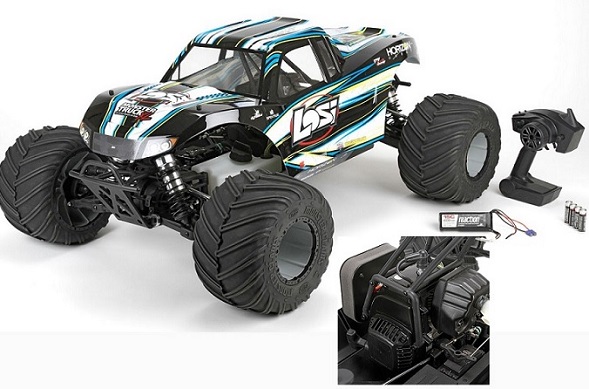Losi 1/5 Monster Truck MTXL 4WD RTR with AVC, Black