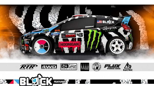 HPI Ken Block WR8 Flux with Ford Fiesta ST RX43 Body