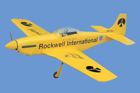World Models P-51 MUSTANG (Yellow) 46 ARTF