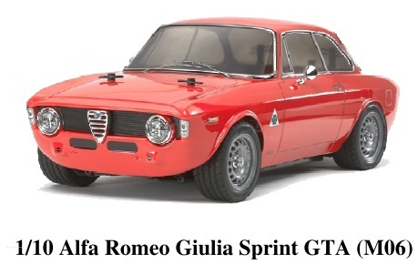 R/C 1/10 Alfa Romeo Giulia Sprint (M06) no/ESC