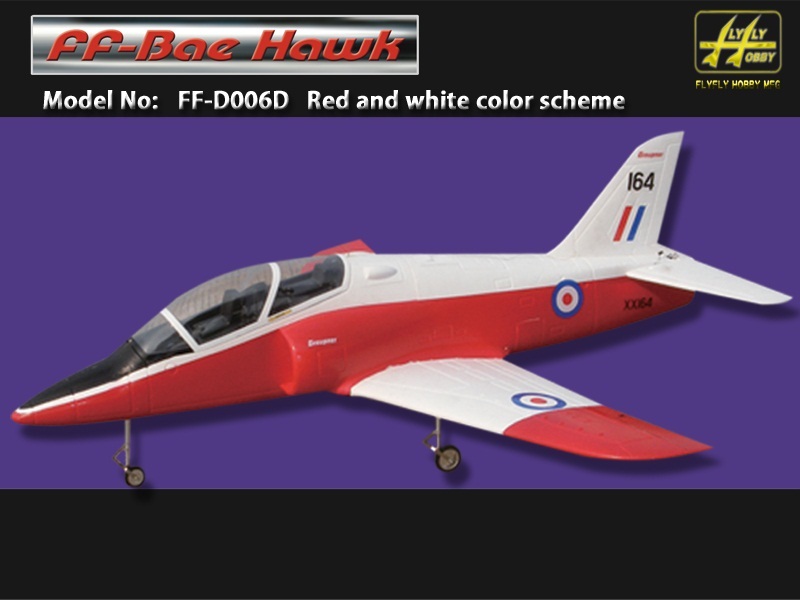FlyFly BAE Hawk (Red & White)