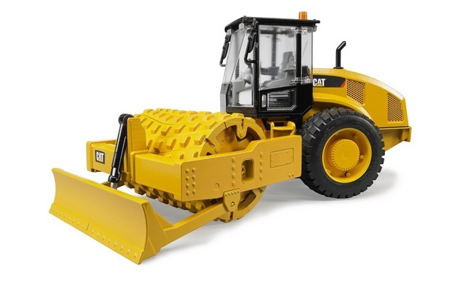 Bruder Cat Vibratory soil compactor with levelling blade