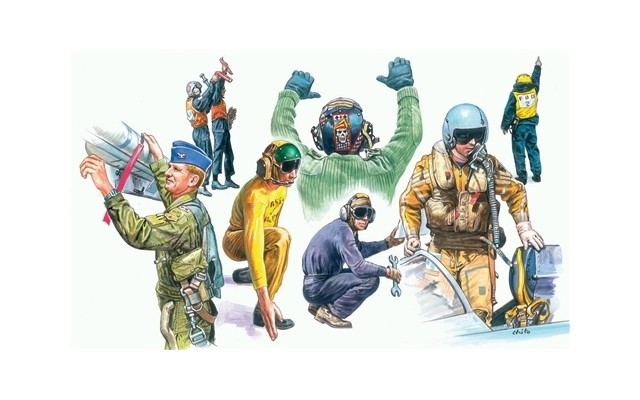 Italeri 1/72 NATO Pilots and Ground Crew