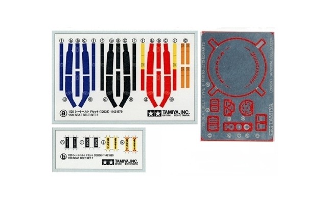 Tamiya 1/20 Seat Belt Set F