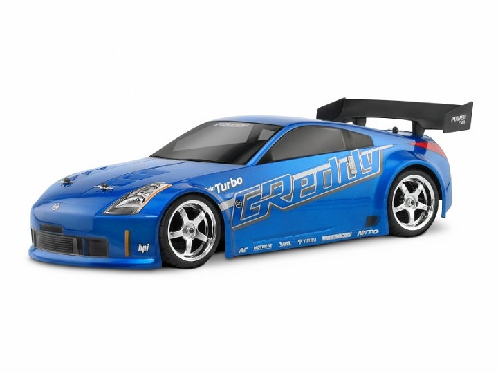 HPI EU NISSAN 350OZ GREDDY TWIN TURBO BODY