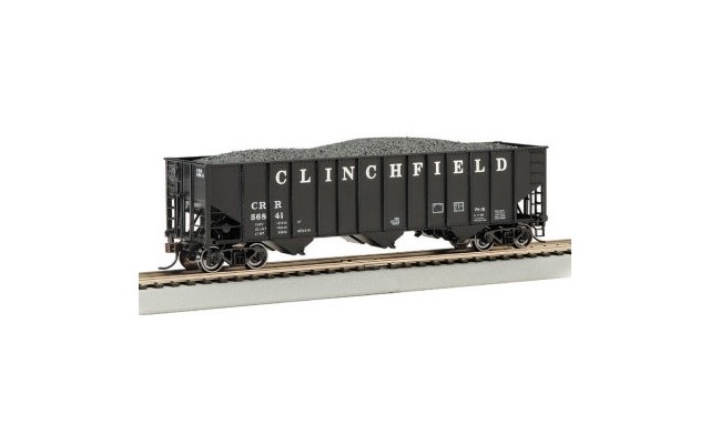 Bachmann HO 100t 3-Bay Hopper Clinchfield