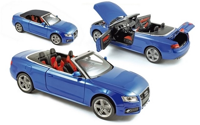 Norev 1/18 Audi S5 convertible 2009 - Sprint Blue