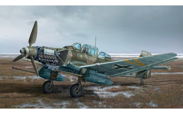 Italeri 1/48 JU-87 G-2 Stuka Kanonenvogel
