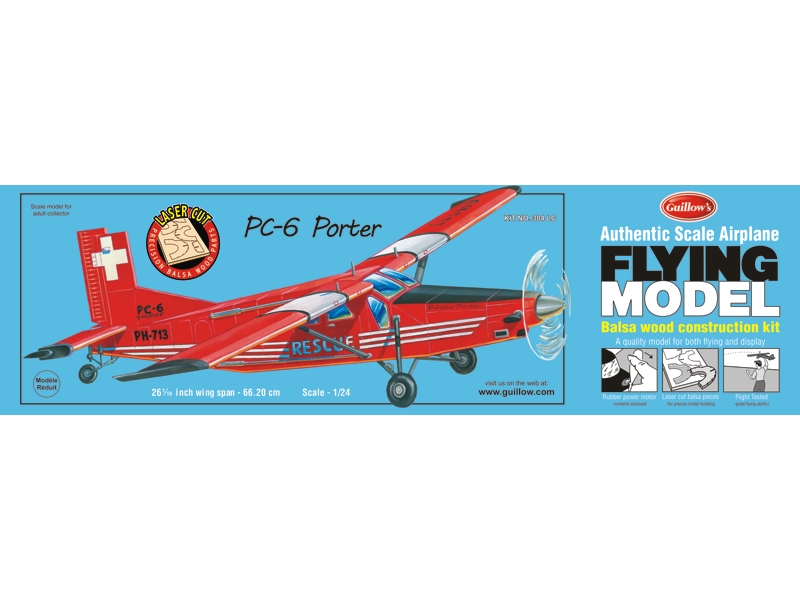Guillow's 304 PC-6 Porter