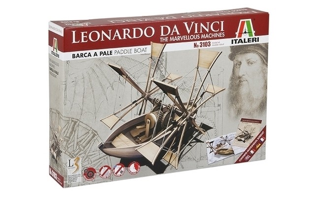 Italeri 1/10 Da Vinci Paddle Boat