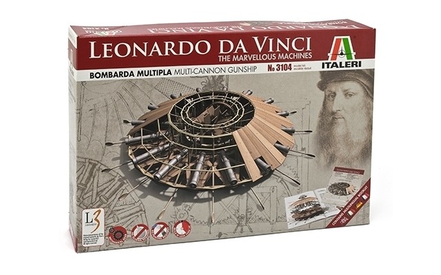 Italeri 1/10 Da Vinci Multi Cannon Gunship