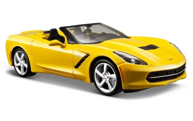 Maisto 1/24 Corvette Stingray Convertible 2014 Yellow