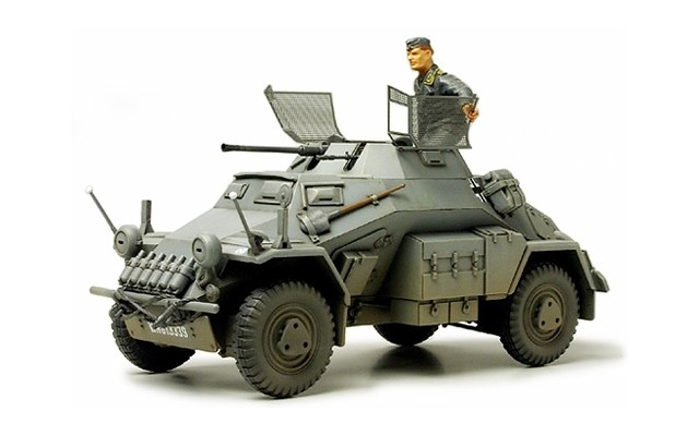 Tamiya 1/35 German Armoured Car Sd.Kfz.222 with Photo Etched Par