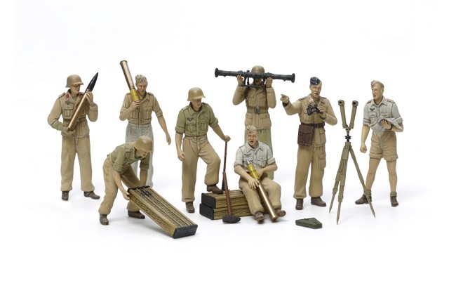 Tamiya 1/35 German Africa Corps Luftwaffe Artillery Crew