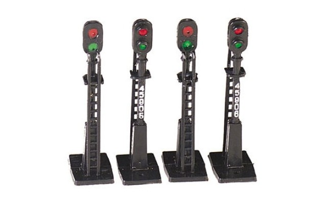 Bachman HO Block Signals (4 pieces)