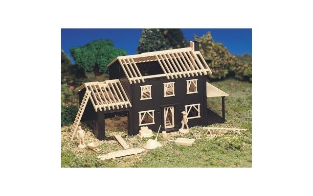 Bachmann HO House Under Construction (Kit)