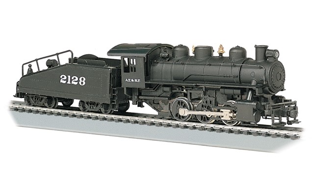 Bachmann HO 0-6-0 USRA & Slope Tender with Smoke - Santa Fe