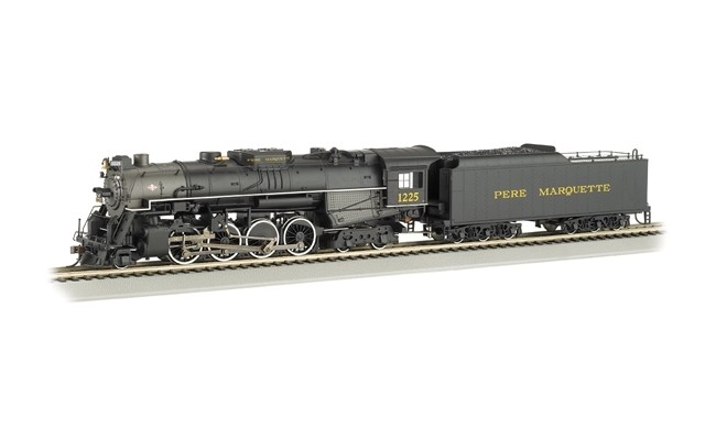 Bachmann HO 2-8-4 Pere Marquette 1225 DCC