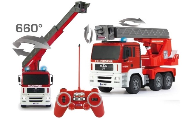 EE R/C 1/20 MAN TGS Fire Truck (Red)
