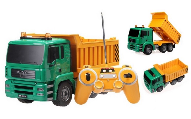 EE R/C 1/20 MAN TGS Tipper Truck (Yellow)