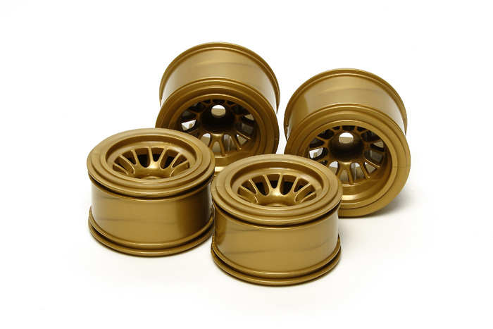 Tamiya F104 Mesh Wheel Set (Gold)