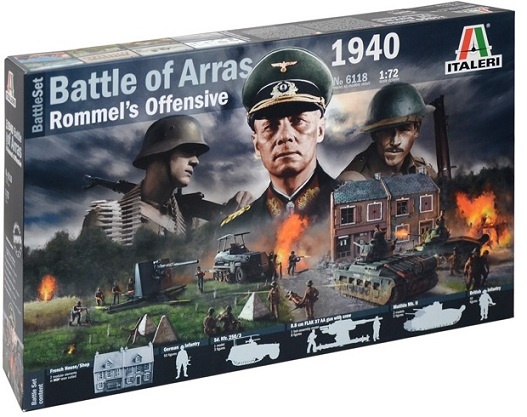 Italeri 1/72 WWII : 1940 BATTLE OF ARRAS - ROMMEL'S OFFENSIVE -