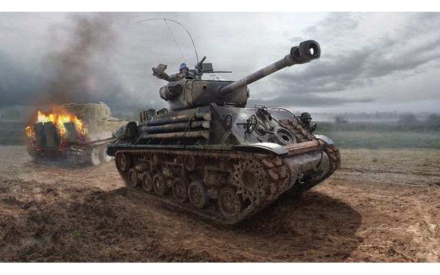 Italeri 1/35 M4A3E8 Sherman "FURY"