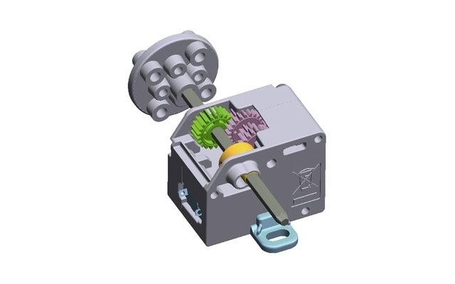Tamiya Mini Motor Low Speed Gearbox - 4-Speed