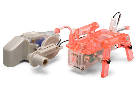 Tamiya 4-legged Walking Robot - w/ wind-up generator