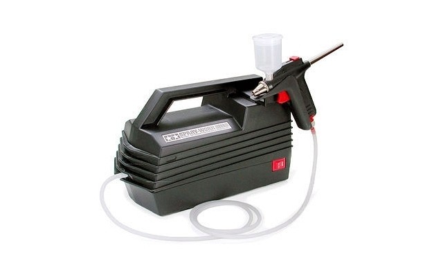 Tamiya Spray-Work Compressor with Airbrush
