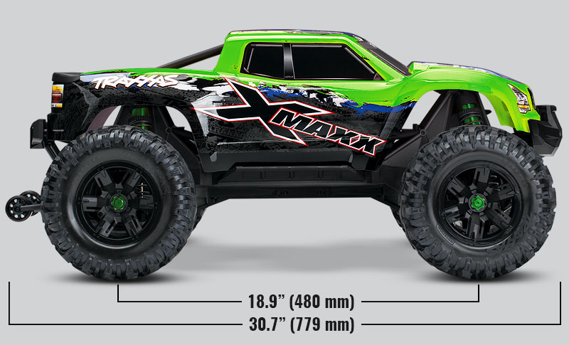 Traxxas 8S X-Maxx 4WD B/L Elec Monster RTR Truck Green