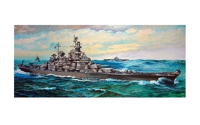 Tamiya 1/350 Missouri Battleship