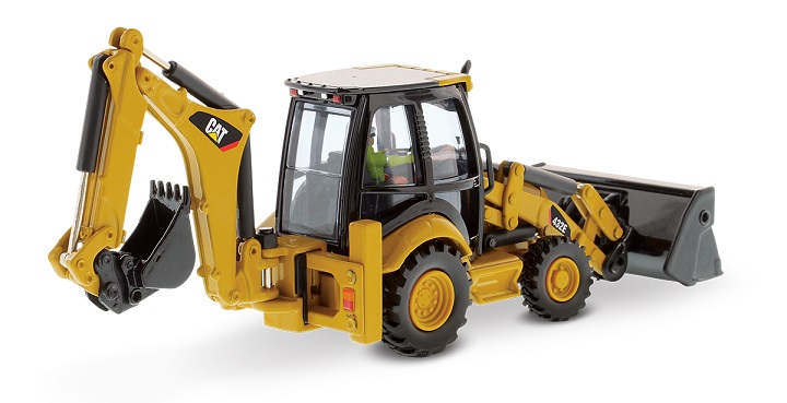 Die Cast Masters 1/50 CAT 432E Side Shift Backhoe Loader