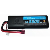 Yuntong 7.4v 35C 3600maH Li-Po Battery Pack (Hard Pack)