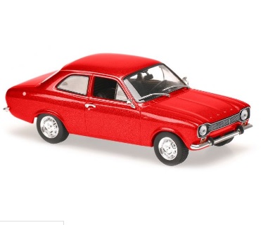 Minichamps 1/43 FORD ESCORT 1 LHD 1968 RED