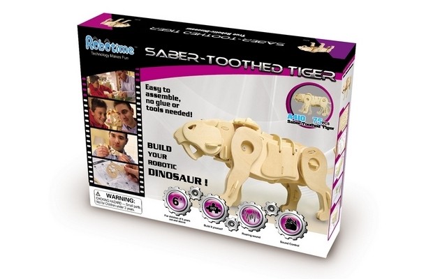 Robotime Mini Alive - Saber-toothed Tiger