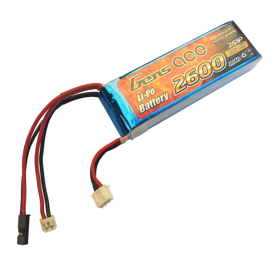 Gens Ace 2S1P 2600mAh 7.4V LiPo