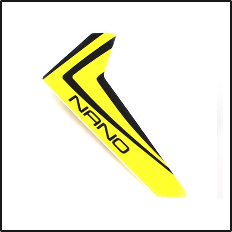 Blade Nano CP X Yellow Vertical Fin w/Decal