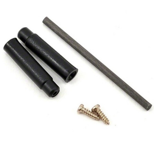 Blade 130 X Red Bull Upper Canopy Mounts w/Carbon Rod