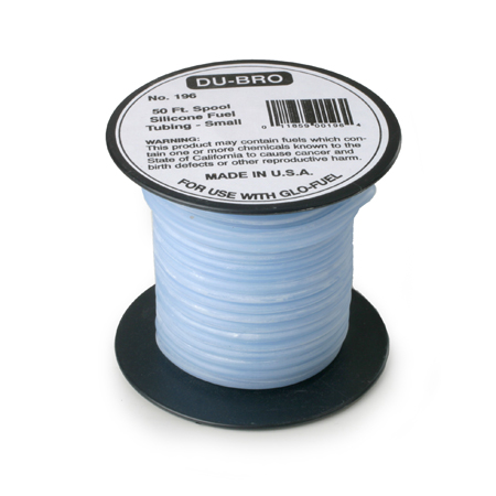 Du-Bro Silicone Fuel Blue Tubing, Small, 50'