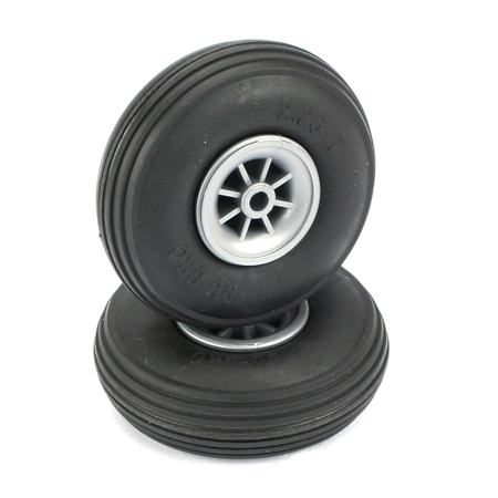 Du-Bro 2-1/4" Treaded Wheels