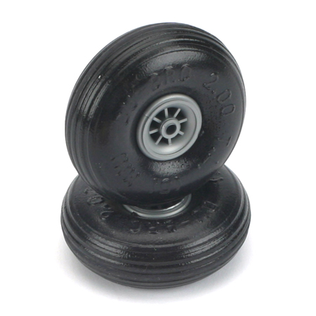 Du-Bro 2-1/4" Treaded Lite Wheels