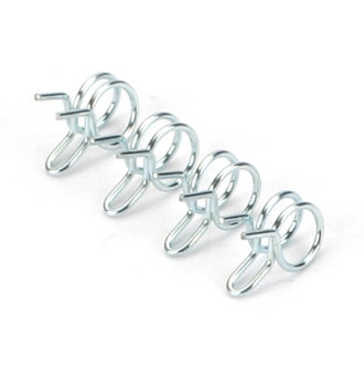 Du-Bro Medium fuel line clips (4)