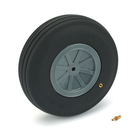 Du-Bro 4-1/2'' Treaded Wheel Large Scale