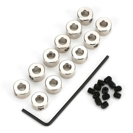 Du-Bro 1/8'' Bulk Dura-Collars (12)