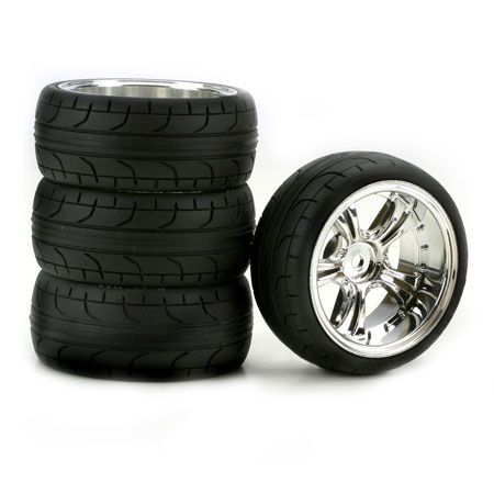 Dynamite Stinger Chrome 10mm Offset, Radial, Set (4)