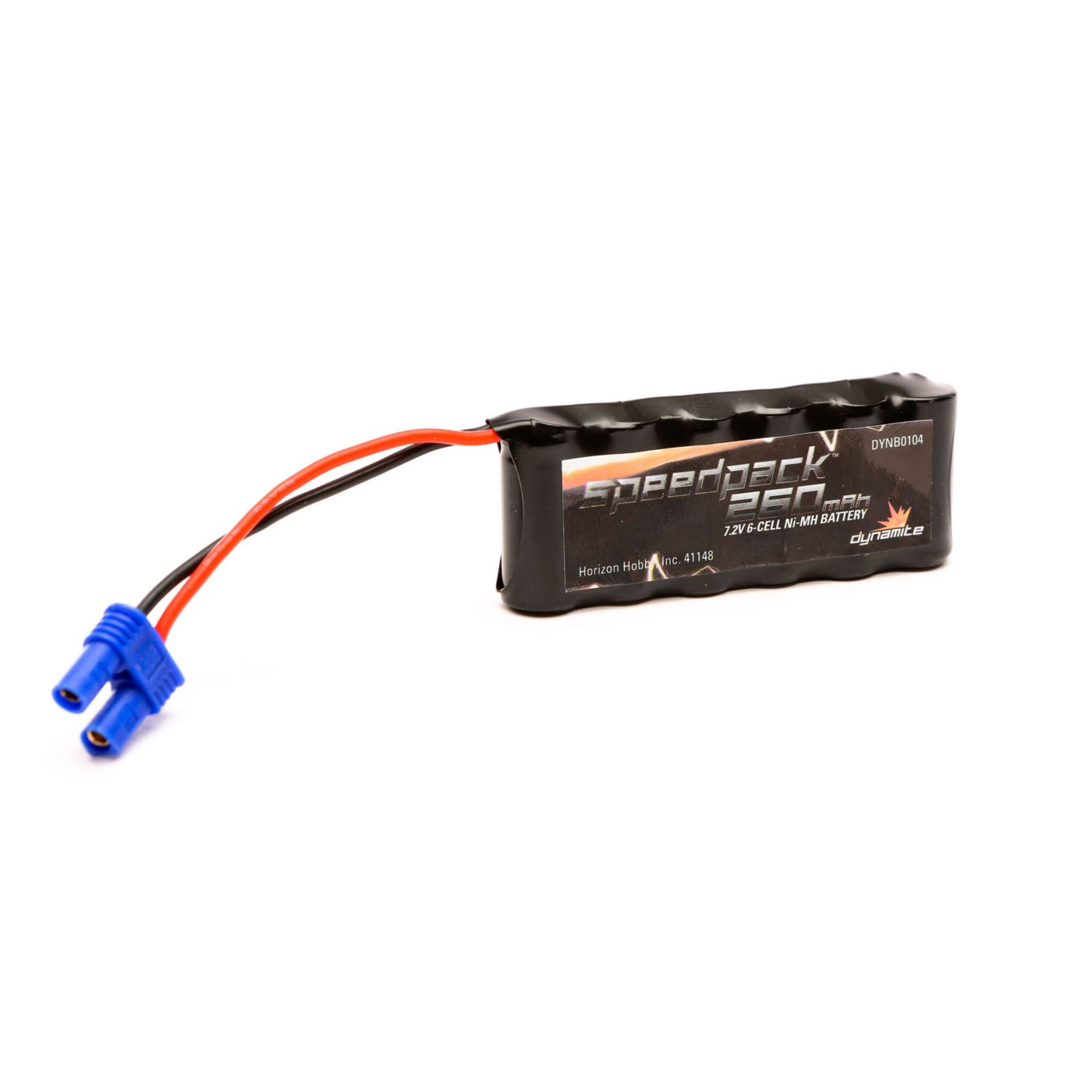 Dynamite 7.2V 260mAh 1/2AAA NiMH 6C Flat