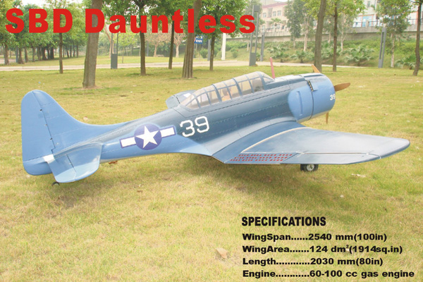 Cymodel SBD Dauntless 100cc