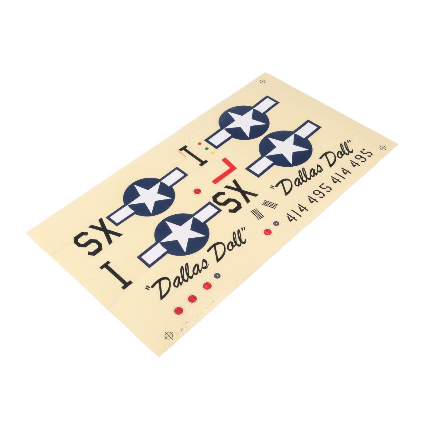 E-flite P-51D Decal Sheet