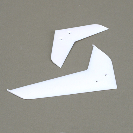 Blade B400 Stabilizer/Fin Set, White